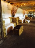 straw bale lounge